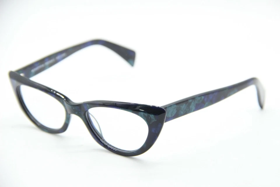 NUEVAS GAFAS MORGENTHAL FREDERICS INGRID 621 MONTURAS AUTÉNTICAS AZULES 50-17 Foto 1 de 3