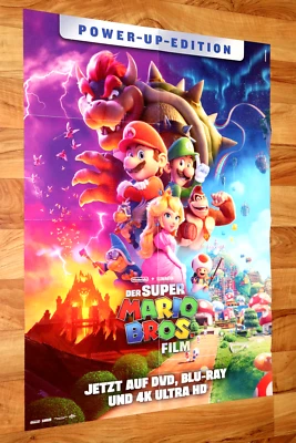 Super Mario Bros Rare Promo Folded Poster Nintendo 2023 - Bild 1 von 3