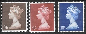 GB MACHINS 1969 SG787/8/9; MINT HINGED - Picture 1 of 2
