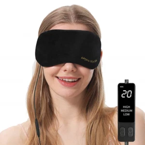 Aroma Season Heated Eye Mask, USB Steam Compress for Dry Eyes(Black) - Picture 1 of 7