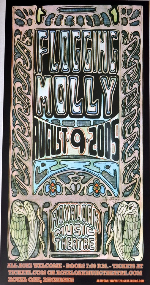 FLOGGING MOLLY 2005 Concert POSTER - Image 1 of 1