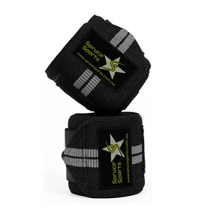 HEAVY DUTY ELBOW WRAPS PAIR POWER LIFTING BODYBUILDING WEIGHT STRAP SUPPORTWRAPS - Picture 1 of 8