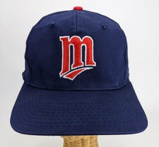 Minnesota Twins Blue Fitted Baseball Cap Hat One Size MLB Official