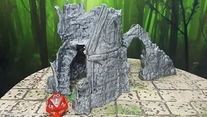 Watchtower Ruins Scatter Terrain Scenery 28mm Dungeons & Dragons 3D Printed - Picture 1 of 6