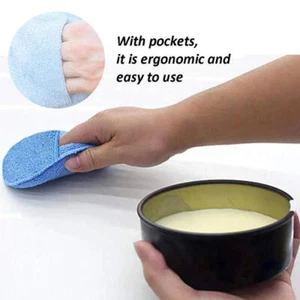 20/10 X 5" Microfiber Foam Sponge Applicator Pads Car Buffing Polish Wax Cleaner - Picture 1 of 19