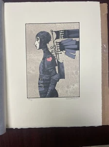 James Christensen - Messenger of the Heart - Original Lithograph Colored 29/50 - Picture 1 of 6