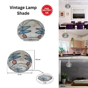 Vintage Tiffany Style Lamp Shade – Stained Glass Pendant for Table or Floor Lamp - Picture 1 of 11