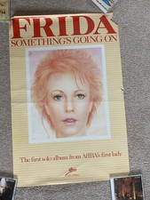 ABBA Frida Something’s Going On UK Promo Poster Epic 