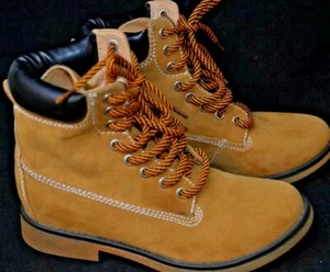 CANDIES Camilligan Tan  Womens Shoes Ankle Boots Lace Up Boots Tan 6 X Med  - Picture 1 of 4