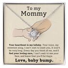 Mommy To Be Necklace, Baby Bump Gift, Mothers Day Gift From Expecting Mom