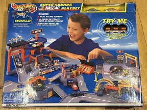 Hot Wheels vintage Nascar Super Sounds Playset, New in Unopened Box - Picture 1 of 11