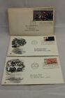 6 FIRST DAY OF ISSUE STAMPS SPIRIT OF '76 & FIRST NAVY JACK & BUNKER HILL FLAG