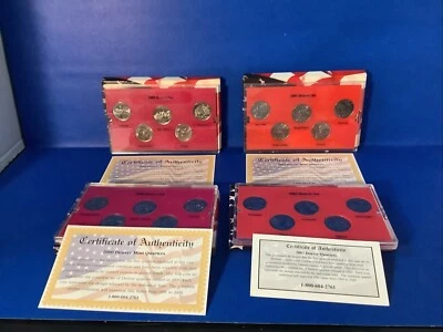 1999 -2006 Denver Mint Edition State Quarter Collection Lot 9(includes 1 Satin) - Image 1 of 4