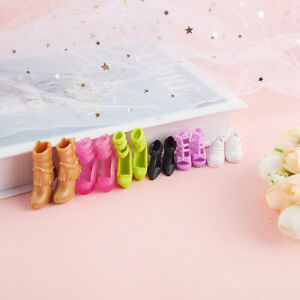 5Pairs Doll Shoes For Monster Doll High Heel Shoes 29cm Dolls Accessories Toy Ts