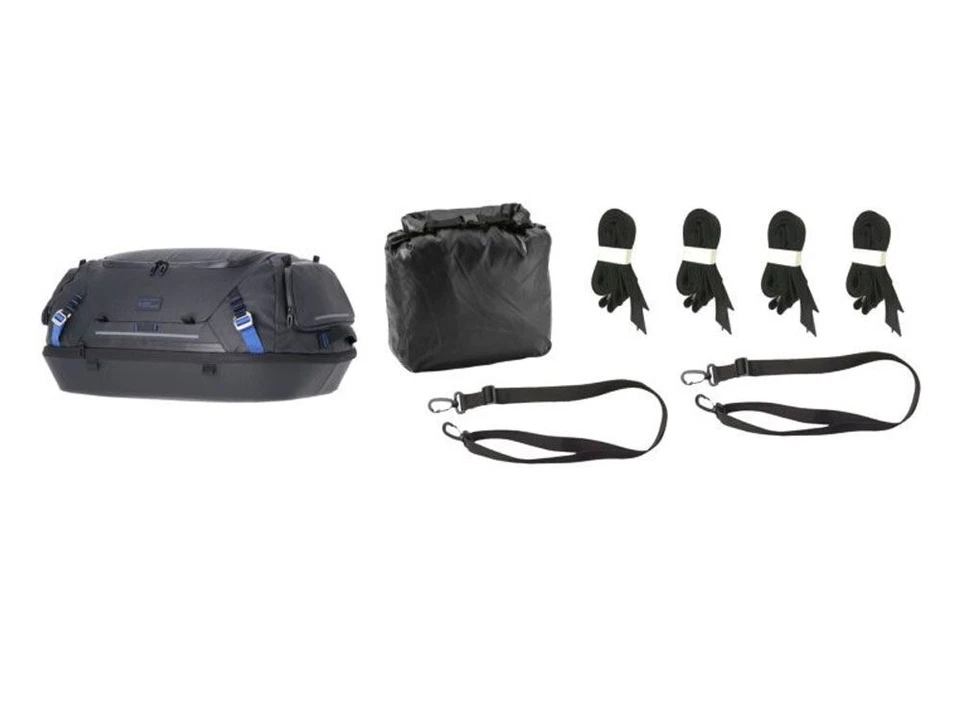 Genuine BMW Large Motorcycle Rear Luggage Bag - Black Collection 77495A0E757