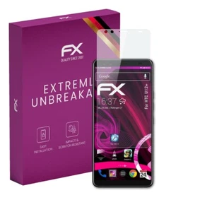 atFoliX Glass Protective Film for HTC U12+ Glass Protector 9H Hybrid-Glass - Picture 1 of 8