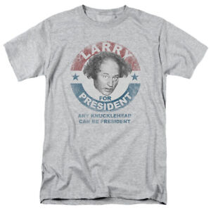 The Three Stooges "Larry For President" Regular or Ringer T-Shirt - through 5X