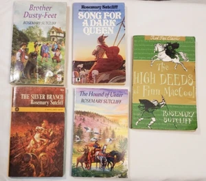 Rosemary Sutcliff Buch Lot Silber Zweig Lied für eine dunkle Königin Hund von Ulster + - Bild 1 von 2