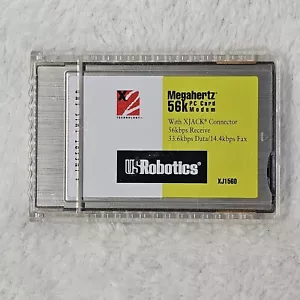 US Robotics Megahertz 56k PC Card Modem XJ1560 with xjack connector - Picture 1 of 4
