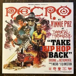 Necro Vinnie Paz Immortal Technique - Take Hip Hop Back Vinyl New LE /217 *A - Picture 1 of 6