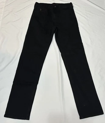 U.S. Polo Assn. Pantalones de jean negros para niños talla 18, cintura ajustable, usados una vez Foto 1 de 4