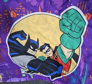 DC Comics Vintage 1995 Standard Pillowcase Batman Robin Joker Bibb Co - Picture 1 of 11