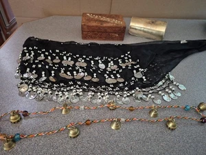 Hüftschal für Bauchtänzerinnen mit Extras - Bild 1 von 12