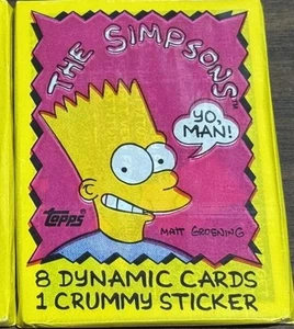 1990 TOPPS (SEALED) THE SIMPSONS (1) PACK - Picture 1 of 2