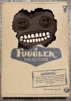 Fuggler Glow Teeth & Eyes Burlap Ugly Monster 2018 Rare Mr. Buttons ? New In Box - Image 1 of 4