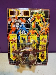 Robo Dino Bot Stego DinoBot Ted Stegosaurus figure KO Tek Toys New In Package - Picture 1 of 2
