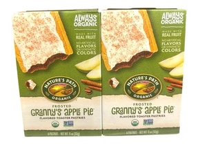 Nature’s Path Organic Toaster Pastries - Frosted Granny’s Apple Pie 12 Pastries - Picture 1 of 2