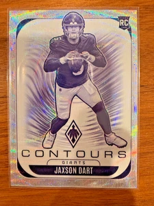 2025 Panini Phoenix JAXSON DART RC Rookie Contours /299 Silver Wave NY Giants - Bild 1 von 2
