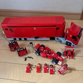 LEGO Racers Scuderia Ferrari Truck 8654 In 2005 Used Retired As Is