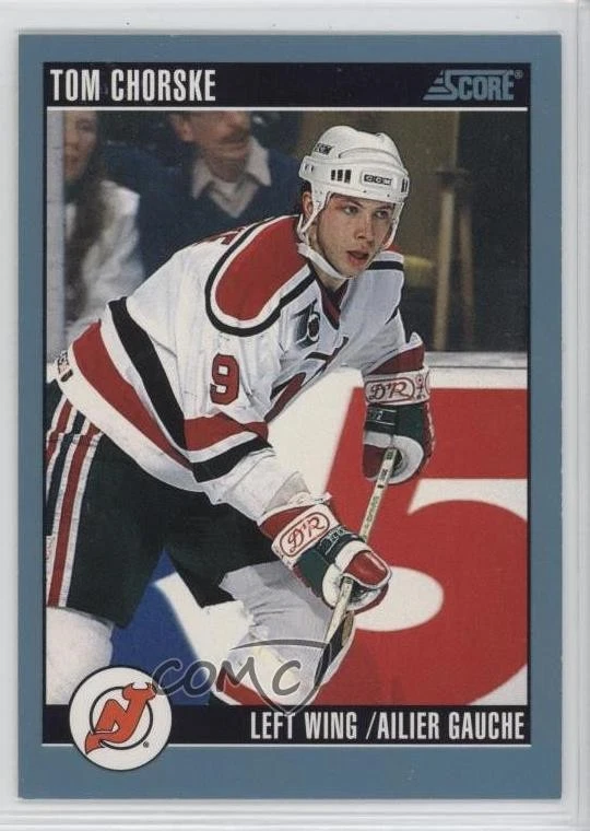 1992-93 Score Canadian Tom Chorske #184 - Image 1 of 2