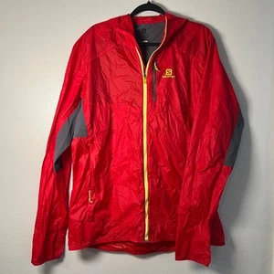 Giacca con zip stile frangivento Soloman Actiloft - Uomo XXL 2XL - Rosso + Giallo - Foto 1 di 9