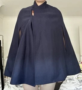 Ted Baker Navy Cape Medium Size - Picture 1 of 2