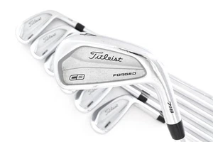 7PCS Titleist CB 718 Iron Set 4-5-6-7-8-9-PW AMT TOUR WHITE S200 Stiff RH Clubs - Picture 1 of 18