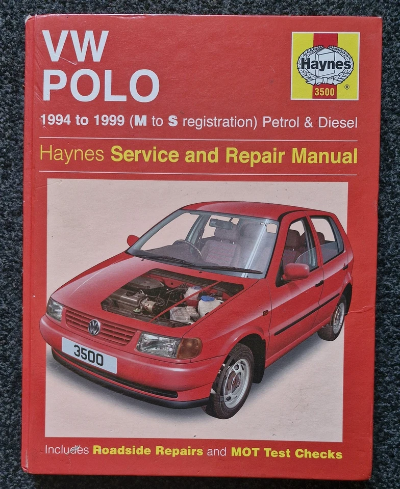Haynes Manual [3500] VW Polo 1994 To 1999 M to S Reg Petrol and Diesel HARDBACK - Image 1 of 3