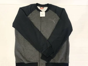 Chaqueta polar Puma Bomber talla XL para hombre con botones gris - Imagen 1 de 17
