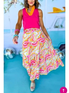 SSYS The Label Maxi Rock Small Sadie Boho Festival Hippie Retro 70er Stufen Flow - Bild 1 von 13