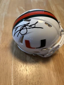 Minicasco Beckett firmado por Carson Beck Miami Hurricanes certificado de autenticidad  - Imagen 1 de 2