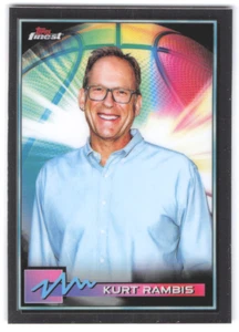2021 Topps Finest Basketball Kurt Rambis - Picture 1 of 2
