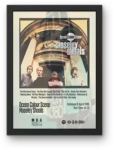 Ocean Colour Scene Mosely Shoals Poster A1-5 Frame Option Mod Indie Britpop - Imagen 1 de 3