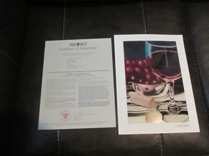 Park West-Grape Perfection-by SCOTT JACOBS-SERIOLITHOGRAPH W/COA~10 1/4”x6 7/8” - Picture 1 of 2