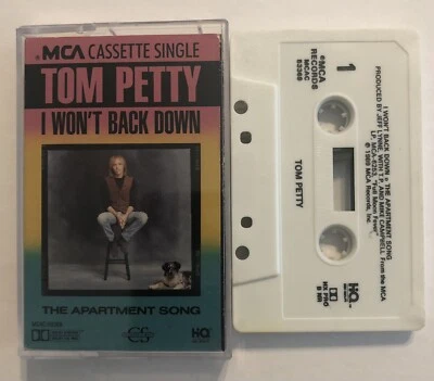 Tom Petty I Won't Back Down/The Apartment Song  [Single] Cassette Tape 1989 Foto 1 de 4
