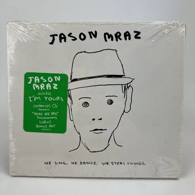 JASON MRAZ - WE SING. WE DANCE. WE STEAL THINGS. [2008 DIGIPAK] NEW CD w/HYPE - Image 1 of 2