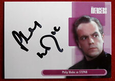 THE AVENGERS - PHILIP MADOC as Stepan - Autograph Card A11 - Strictly Ink 2003