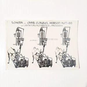 Photo IN B/N Gorgeous Knitting Of Carburettor Claudel Hobson A. U. T.80 - Picture 1 of 2