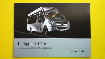 Mercedes-Benz Sprinter Travel bus brochure catalogue August 2010 MINT Benz B - Image 1 of 4