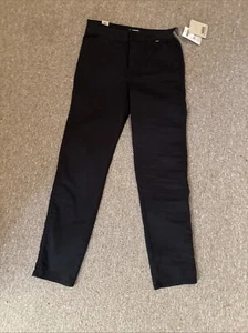 Vans Off The Wall Black Pants Boys Size 12 - Picture 1 of 10